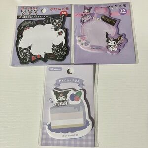 Kuromi Sticky Note Set